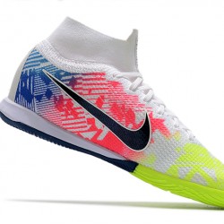 Kopačky Nike Mercurial Superfly 7 Elite MDS IC Bílá Černá Rainbow 39-45