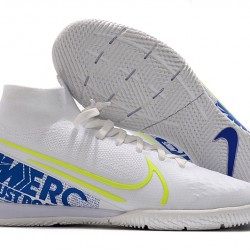Kopačky Nike Mercurial Superfly 7 Elite MDS IC Bílá Modrý Zelená 39-45