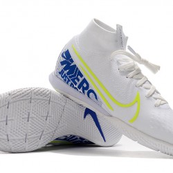 Kopačky Nike Mercurial Superfly 7 Elite MDS IC Bílá Modrý Zelená 39-45
