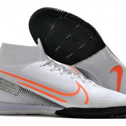 Kopačky Nike Mercurial Superfly 7 Elite MDS IC Bílá oranžový Černá 39-45