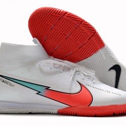 Kopačky Nike Mercurial Superfly 7 Elite MDS IC Bílá Červené Modrý 39-45