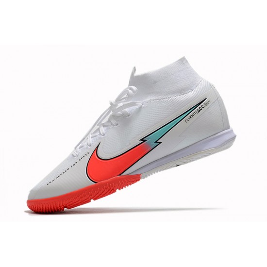 Kopačky Nike Mercurial Superfly 7 Elite MDS IC Bílá Červené Modrý 39-45