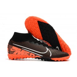 Kopačky Nike Mercurial Superfly 7 Elite MDS TF Černá oranžový Bílá 39-45