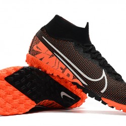Kopačky Nike Mercurial Superfly 7 Elite MDS TF Černá oranžový Bílá 39-45