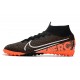 Kopačky Nike Mercurial Superfly 7 Elite MDS TF Černá oranžový Bílá 39-45