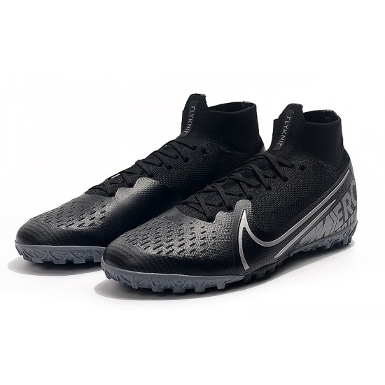 Kopačky Nike Mercurial Superfly 7 Elite MDS TF Černá Stříbro 39-45