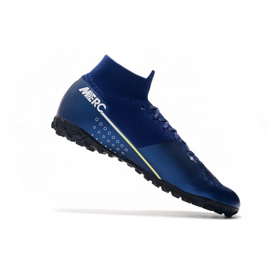 Kopačky Nike Mercurial Superfly 7 Elite MDS TF Modrý Zelená 39-45