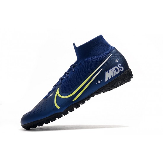 Kopačky Nike Mercurial Superfly 7 Elite MDS TF Modrý Zelená 39-45