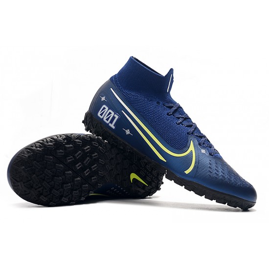 Kopačky Nike Mercurial Superfly 7 Elite MDS TF Modrý Zelená 39-45