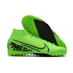 Kopačky Nike Mercurial Superfly 7 Elite MDS TF Zelená Černá 39-45