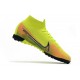 Kopačky Nike Mercurial Superfly 7 Elite MDS TF Zelená oranžový Modrý 39-45