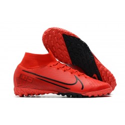 Kopačky Nike Mercurial Superfly 7 Elite MDS TF Červené Černá 39-45