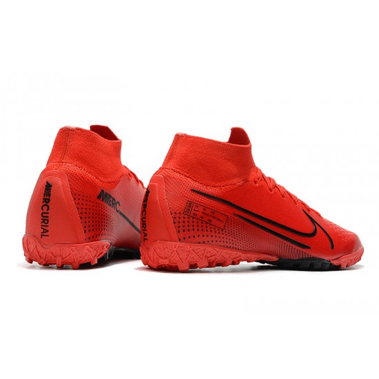 Kopačky Nike Mercurial Superfly 7 Elite MDS TF Červené Černá 39-45