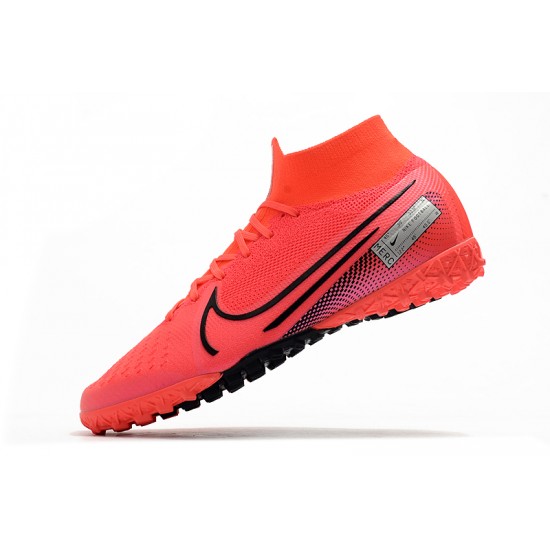 Kopačky Nike Mercurial Superfly 7 Elite MDS TF Červené Růžový Černá 39-45