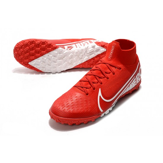 Kopačky Nike Mercurial Superfly 7 Elite MDS TF Červené Bílá 39-45