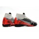 Kopačky Nike Mercurial Superfly 7 Elite MDS TF Stříbro Černá Červené 39-45