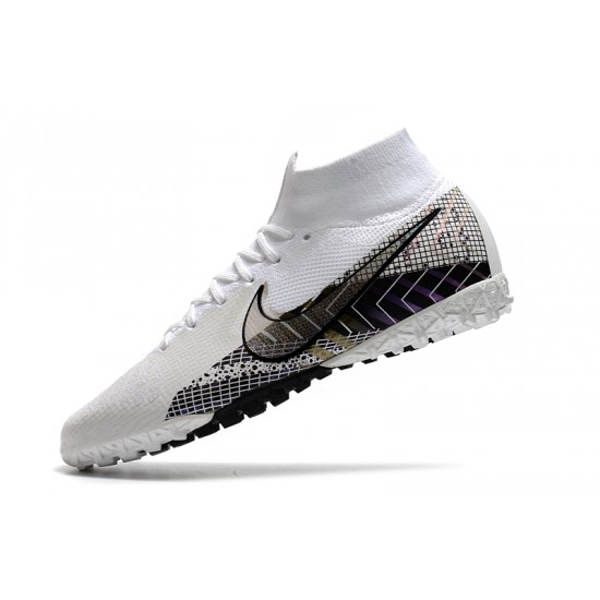 Kopačky Nike Mercurial Superfly 7 Elite MDS TF Bílá Černá 39-45