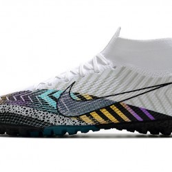 Kopačky Nike Mercurial Superfly 7 Elite MDS TF Bílá Černá Modrý 39-45
