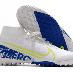 Kopačky Nike Mercurial Superfly 7 Elite MDS TF Bílá Modrý Zelená 39-45