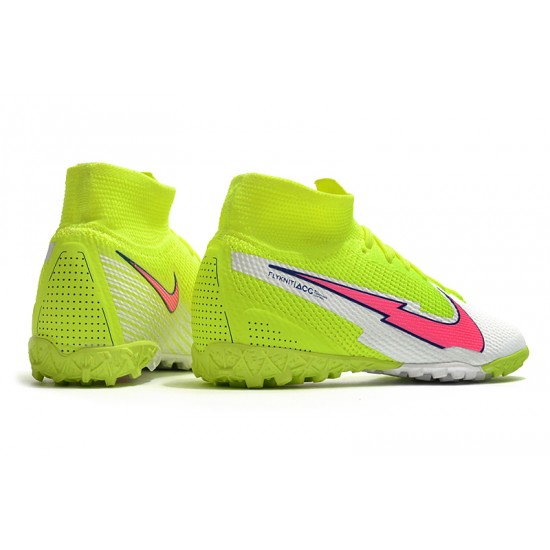 Kopačky Nike Mercurial Superfly 7 Elite MDS TF Bílá Zelená oranžový 39-45