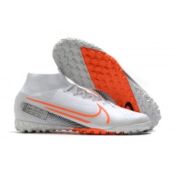 Kopačky Nike Mercurial Superfly 7 Elite MDS TF Bílá oranžový Černá 39-45