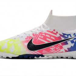 Kopačky Nike Mercurial Superfly 7 Elite MDS TF Bílá Rainbow Černá 39-45