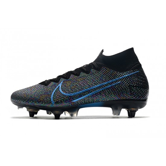 Kopačky Nike Mercurial Superfly 7 Elite SG-PRO AC Černá Modrý 39-45