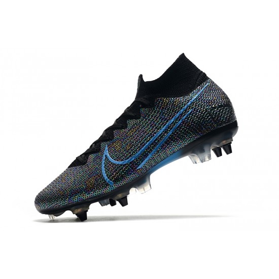 Kopačky Nike Mercurial Superfly 7 Elite SG-PRO AC Černá Modrý 39-45