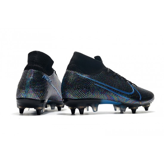 Kopačky Nike Mercurial Superfly 7 Elite SG-PRO AC Černá Modrý 39-45