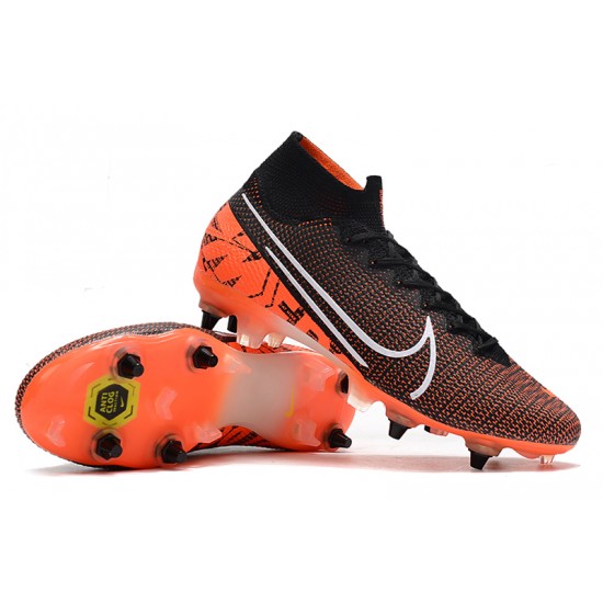 Kopačky Nike Mercurial Superfly 7 Elite SG-PRO AC Černá oranžový Bílá 39-45