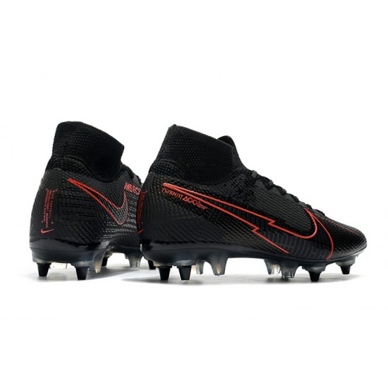 Kopačky Nike Mercurial Superfly 7 Elite SG-PRO AC Černá Červené 39-45