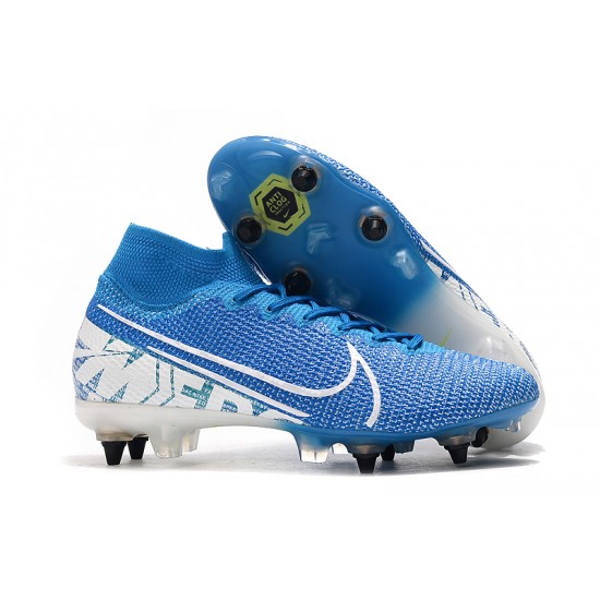 Kopačky Nike Mercurial Superfly 7 Elite SG-PRO AC Modrý Bílá 39-45