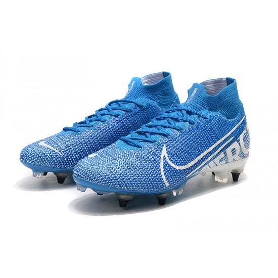 Kopačky Nike Mercurial Superfly 7 Elite SG-PRO AC Modrý Bílá 39-45