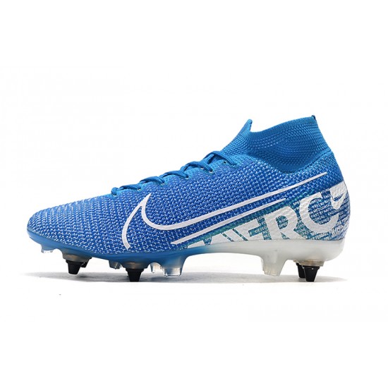 Kopačky Nike Mercurial Superfly 7 Elite SG-PRO AC Modrý Bílá 39-45