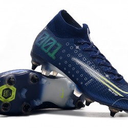 Kopačky Nike Mercurial Superfly 7 Elite SG-PRO AC Modrý Bílá Zelená 39-45