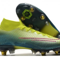 Kopačky Nike Mercurial Superfly 7 Elite SG-PRO AC Zelená Modrý oranžový 39-45