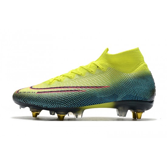 Kopačky Nike Mercurial Superfly 7 Elite SG-PRO AC Zelená Modrý oranžový 39-45