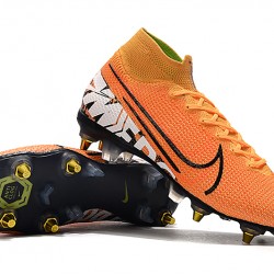 Kopačky Nike Mercurial Superfly 7 Elite SG-PRO AC oranžový Stříbro Černá 39-45