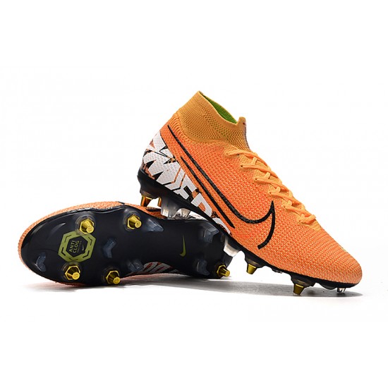 Kopačky Nike Mercurial Superfly 7 Elite SG-PRO AC oranžový Stříbro Černá 39-45