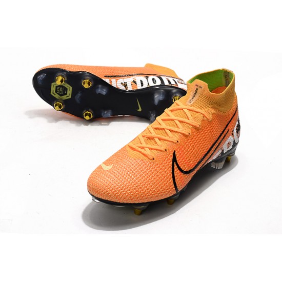 Kopačky Nike Mercurial Superfly 7 Elite SG-PRO AC oranžový Stříbro Černá 39-45