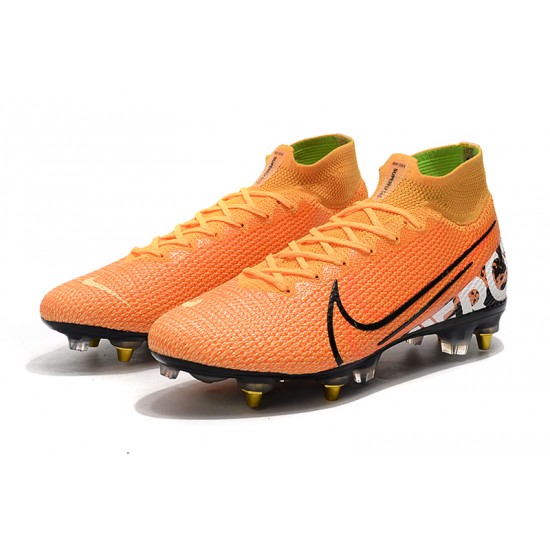 Kopačky Nike Mercurial Superfly 7 Elite SG-PRO AC oranžový Stříbro Černá 39-45