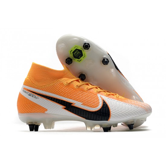 Kopačky Nike Mercurial Superfly 7 Elite SG-PRO AC oranžový Bílá Černá 39-45