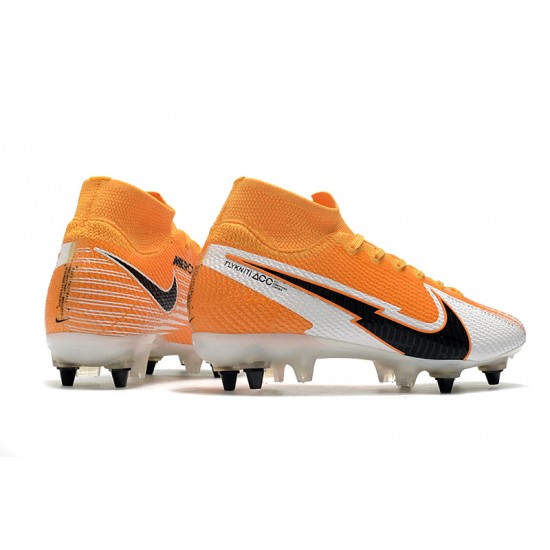 Kopačky Nike Mercurial Superfly 7 Elite SG-PRO AC oranžový Bílá Černá 39-45