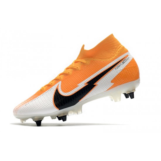 Kopačky Nike Mercurial Superfly 7 Elite SG-PRO AC oranžový Bílá Černá 39-45