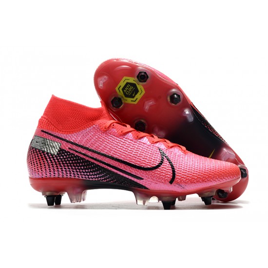 Kopačky Nike Mercurial Superfly 7 Elite SG-PRO AC Růžový Červené Černá 39-45