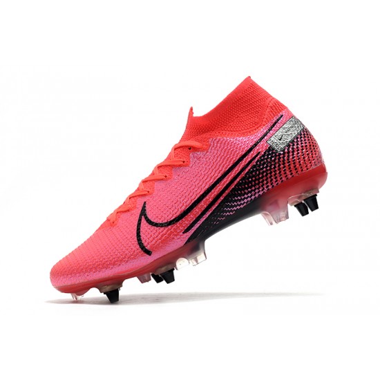 Kopačky Nike Mercurial Superfly 7 Elite SG-PRO AC Růžový Červené Černá 39-45