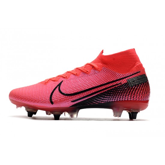 Kopačky Nike Mercurial Superfly 7 Elite SG-PRO AC Růžový Červené Černá 39-45