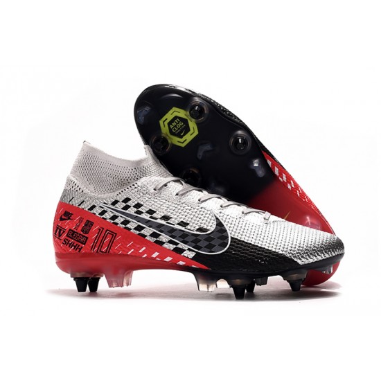 Kopačky Nike Mercurial Superfly 7 Elite SG-PRO AC Stříbro Černá Červené 39-45