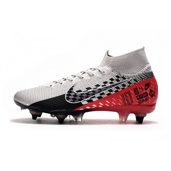 Kopačky Nike Mercurial Superfly 7 Elite SG-PRO AC Stříbro Černá Červené 39-45