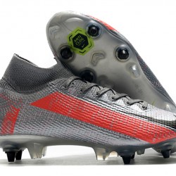 Kopačky Nike Mercurial Superfly 7 Elite SG-PRO AC Stříbro Červené 39-45
